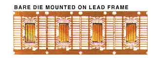 Bare Die mounted on Lead
Frame